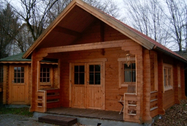 Log houses