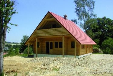 Log houses